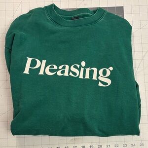Pleasing Green Sweatshirt